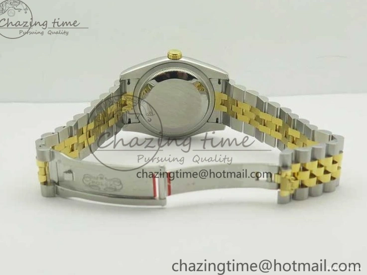 0413 DateJust 36 SS YG 126233 ARF 1:1 Best Edition Black Dial Stick Markers on SS YG Jubilee Bracelet SH ModernLook 3432